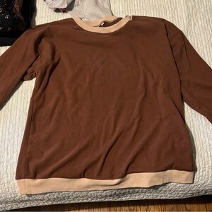 brown/tan sweater
